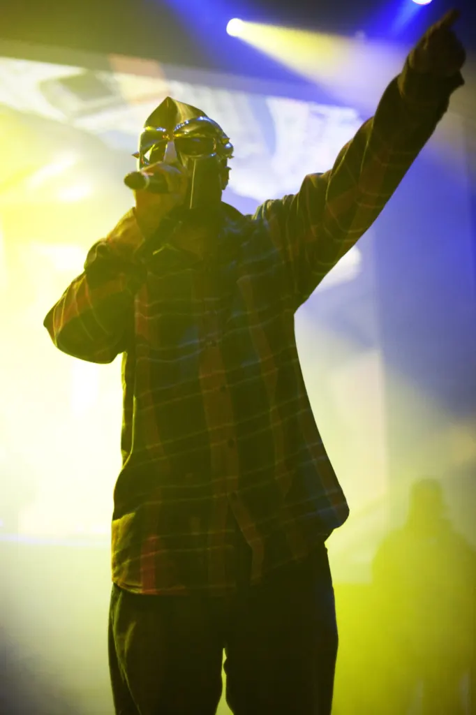 MF DOOM performing at the Roundhouse, London
